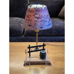Vintage REMCO Western Lamp Kit #5071 Western Lamp Shade & Saddle Base 1969